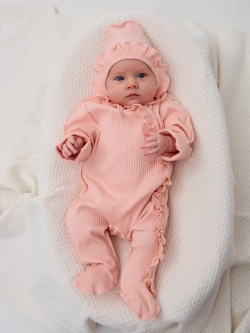 Слип для новорожденных девочек с антицарапками