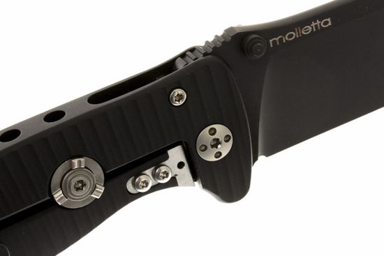 Складной нож Lion Steel "SR-2 MINI" L/SR2A BB c клинком из стали Uddeholm Sleipner®, рукоять ERGAL