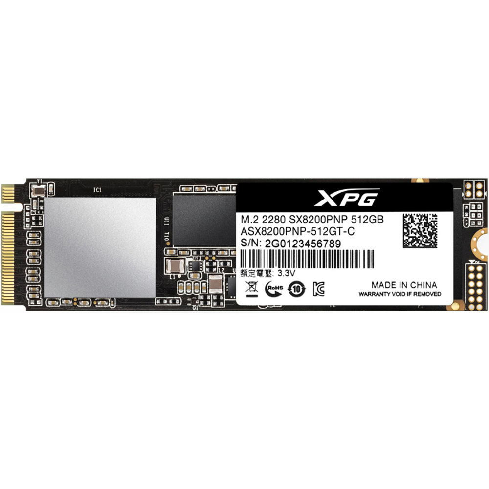 Твердотельный накопитель SSD ADATA XPG SX8200 Pro ASX8200PNP-512GT-C