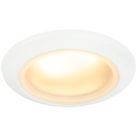 Светильник встраиваемый влагозащищенный ЭРА WR1 WH под лампу MR16 GU5.3 белый