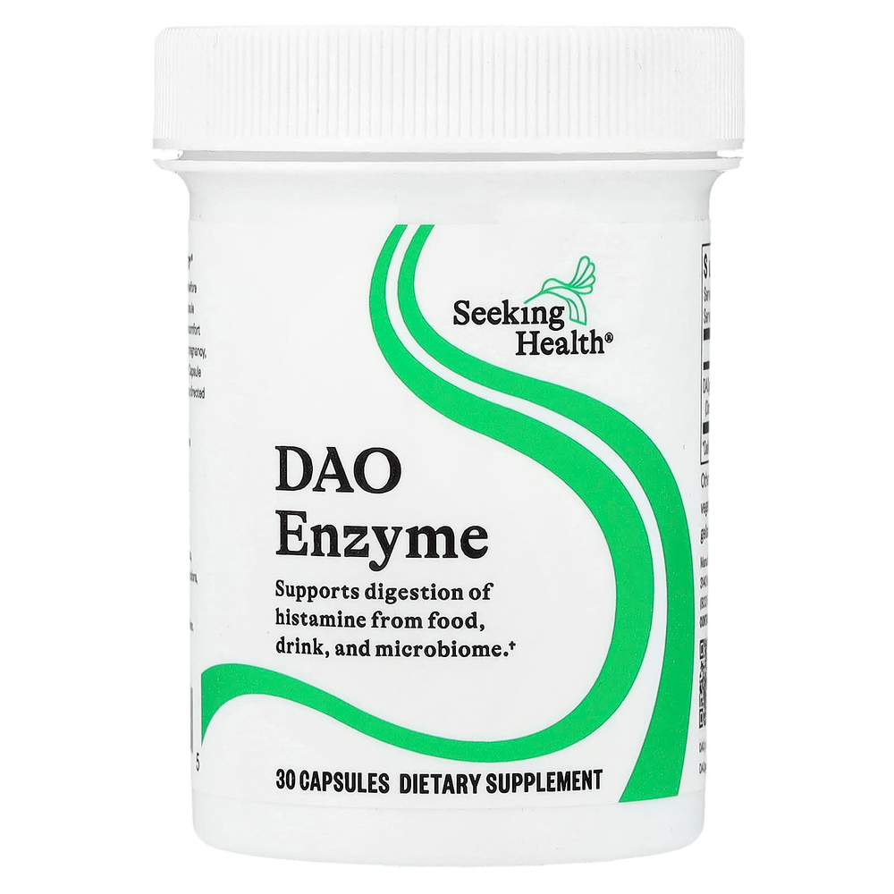 Seeking Health, фермент DAO, 30 капсул (4,2 мг в 1 капсуле)