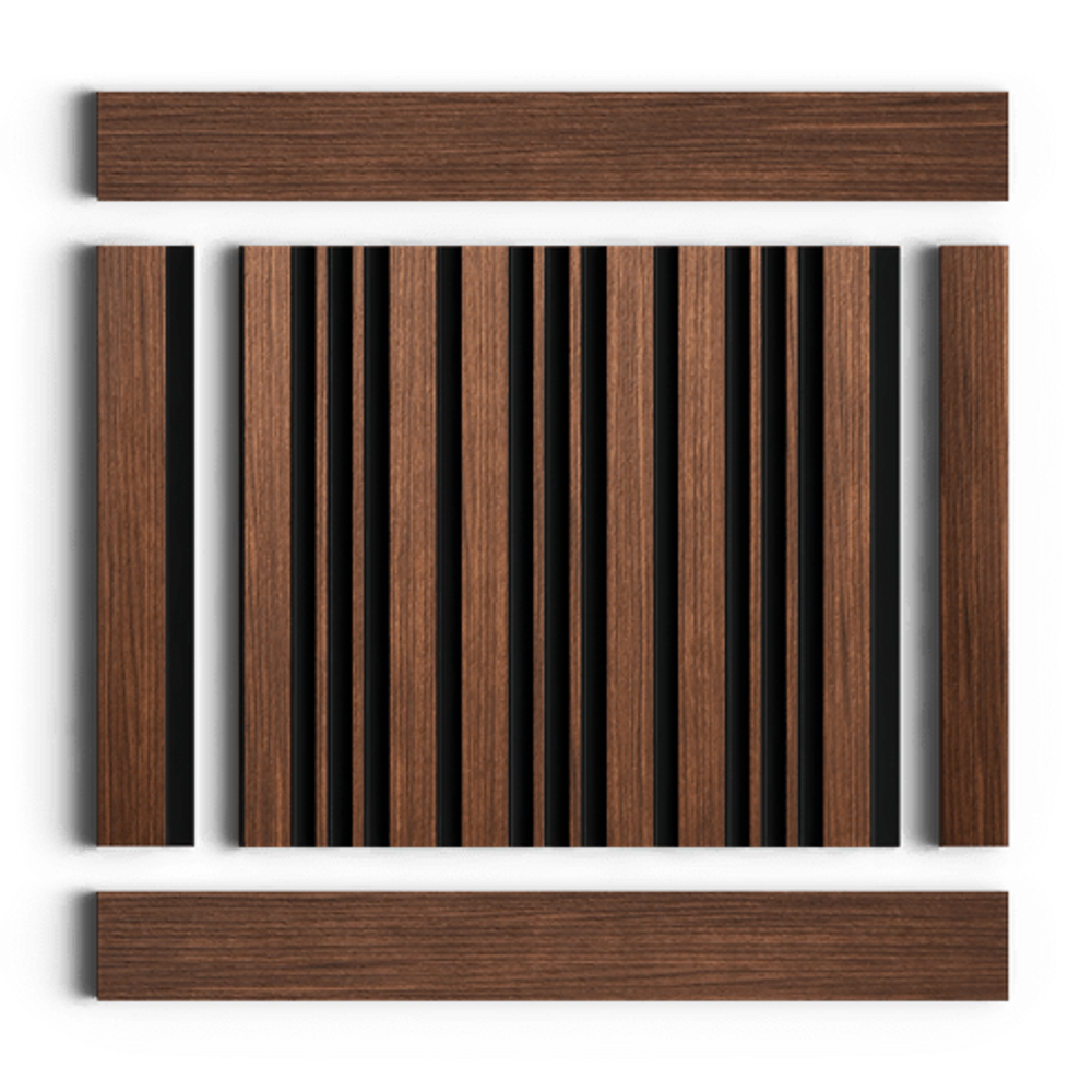 Стеновая панель HiWood декорированная, 270x12 см