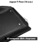 Передние автомобильные коврики ЭВА с бортами для Jaguar F-Pace (16-н.в.)