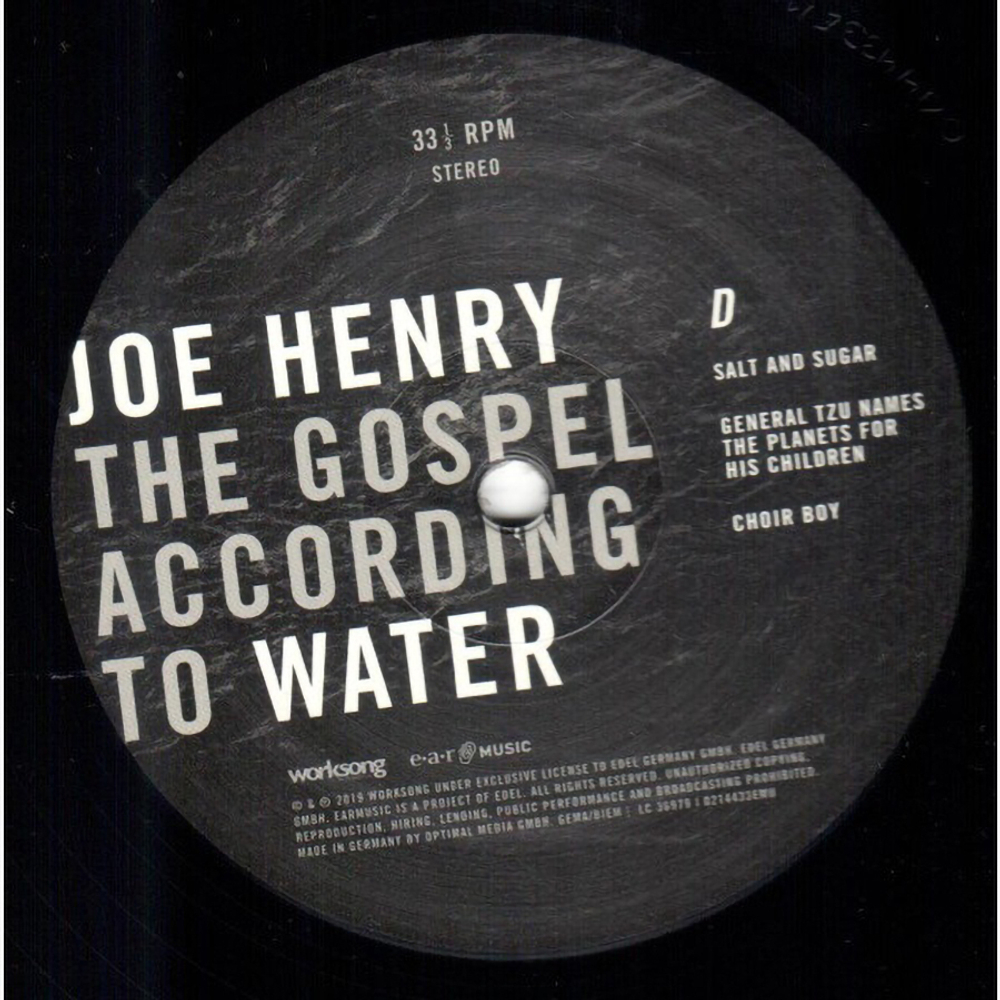 Joe Henry / The Gospel According To Water (2LP)