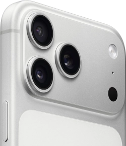 Смартфон Apple A3527 iPhone 17 Pro Max 256Gb серебристый моноблок 3G 4G 2Sim 6.9" 1320x2868 iOS 26 48Mpix 802.11 a/b/g/n/ac/ax/be NFC GPS Protect