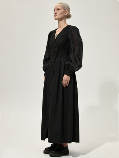 Платье длинное "Заслуженное". Черное