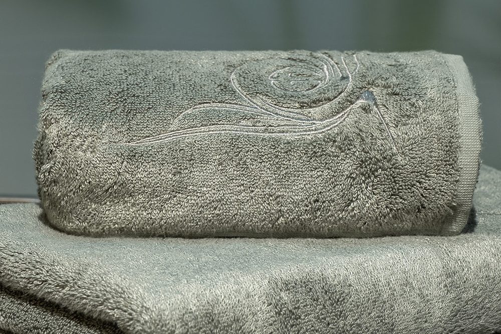 Полотенце 50х90 Garda Decor Лирика зеленое