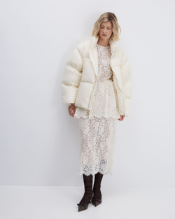 Юбка из кружева Солстисс сливочное масло