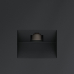 Розетка компьютерная встраиваемая VOLTUM S70 RJ45 кат.6, (графит)