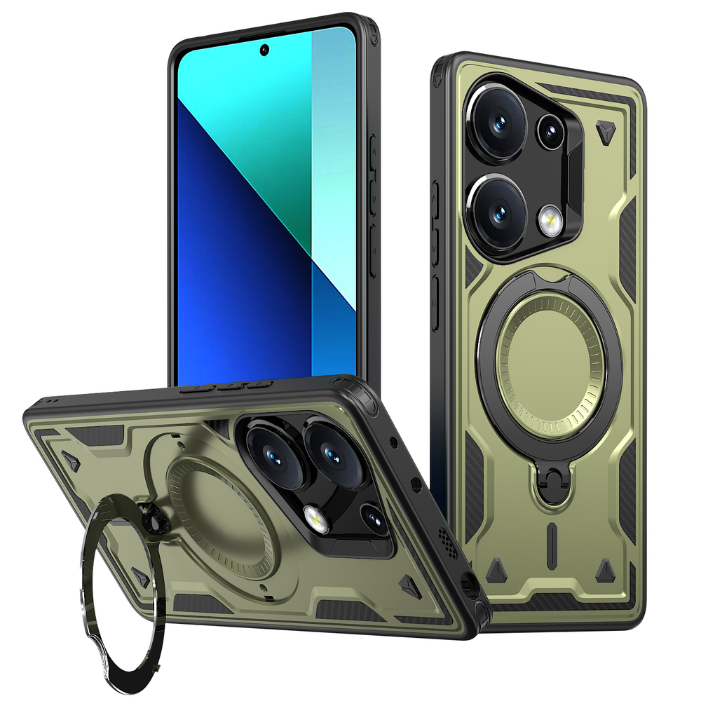 Чехол Magneto Case с кольцом для Poco M6 Pro 4G