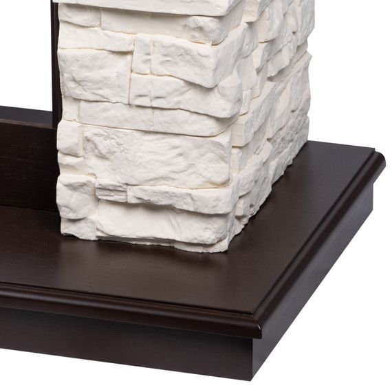 Каминокомплект: Очаг Electrolux EFP/P-4220LS, портал Michigan 42/40/36, камень мол., шп. тем. дуб — (4)