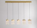 Подвесной светильник MD25020403-5B2 Satin gold, LED/25.4W, 3000K dimmable