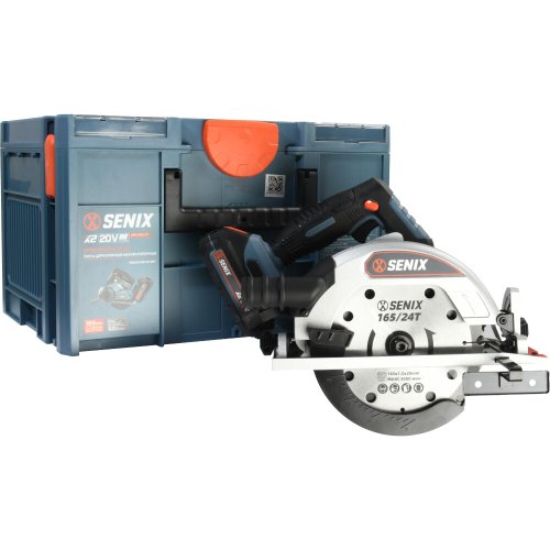Пила циркулярная аккумуляторная SENIX PSCX2-M5-EU SET 1акб, зу