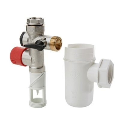 Группа безопасности бойлера 7 бар (группа 3/4 + сифон + переходник 3/4 х1/2) VALTEC