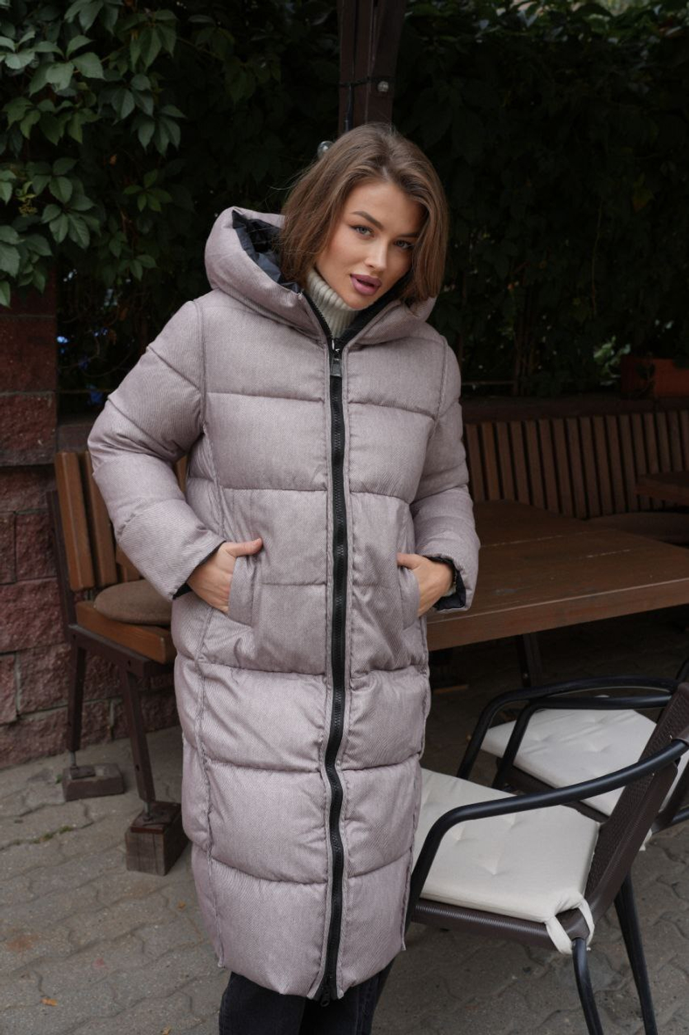 Куртка женская двухстороняя 2675