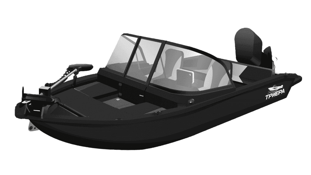 Катер-лодка алюминиевая ТРИЕРА 540 Боурайдер Комфорт