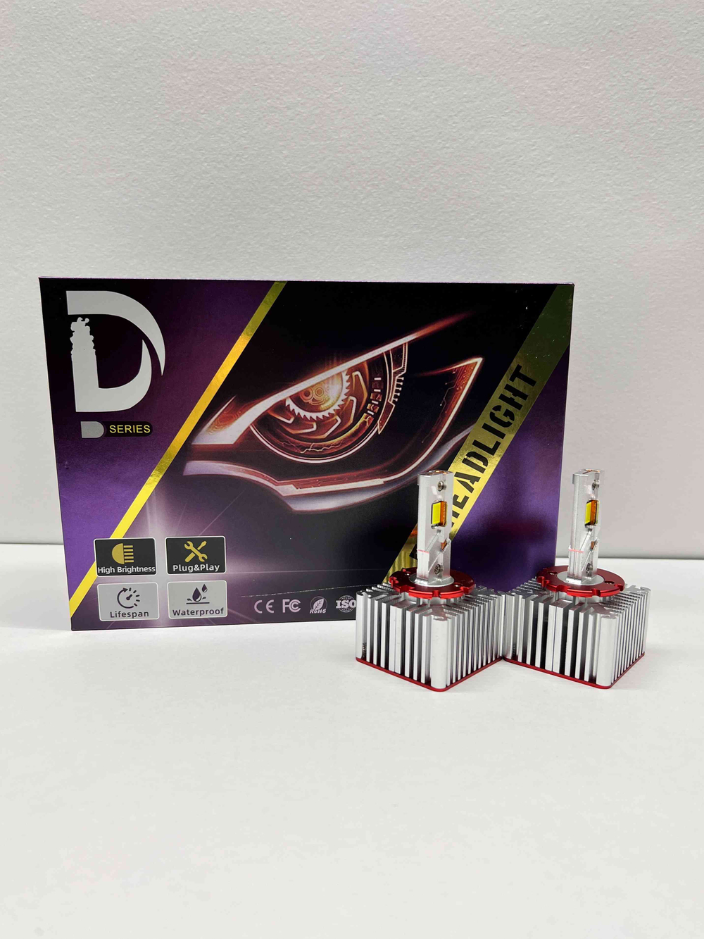 D1S / Светодиодные лампы D1S LED 60w, замена штатных ксеноновых ламп Д1C, Драйв Ядро, TG (2 шт. / комплект)