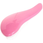 Расческа массажная «Компактная-капля», цвет розовый, в коробке, 15см
