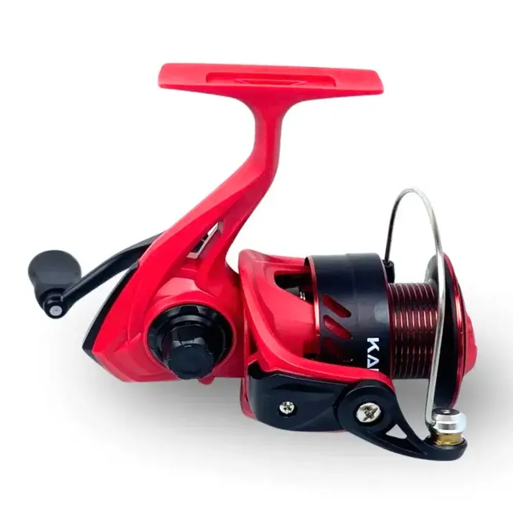 Безынерционная катушка 6000 Kaida SKYLARK (3+1BB, мет. шпуля), Красный