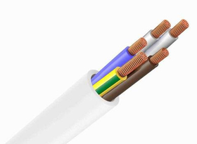 Провод ПВС 5х1 ГОСТ (100м), белый TDM SQ0118-0140