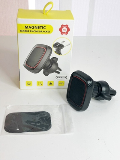 Магнитный держатель для телефона с защипом (Magnetic mobile phone bracket)