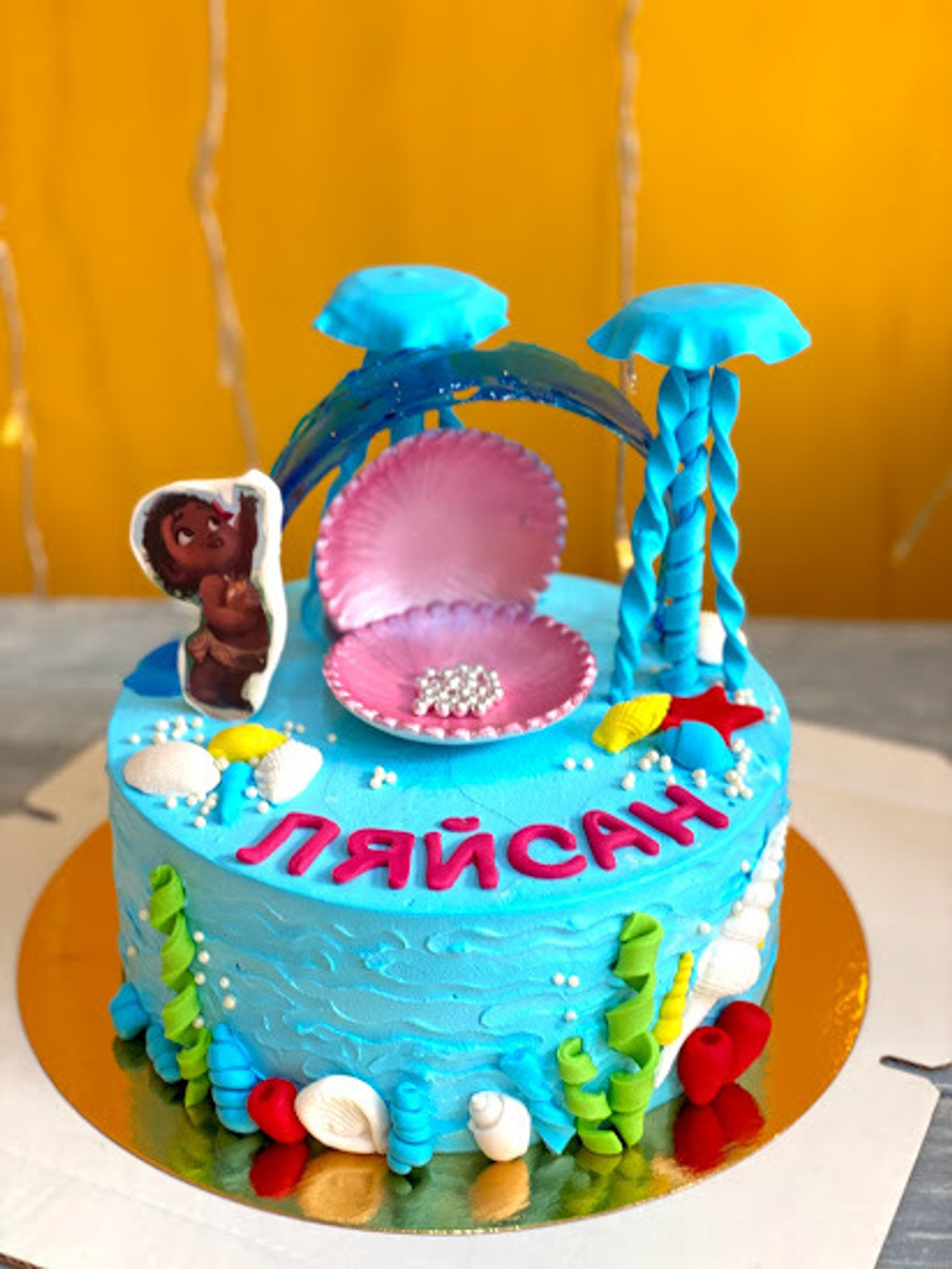 Торт на день рождение девочки Моана, Moana