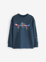 Лонгслив для мальчика Next B78-160, Темно-синий