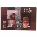 Салфетка на стол 43*28см в наборе 6+6шт «Кофейное наслаждение»