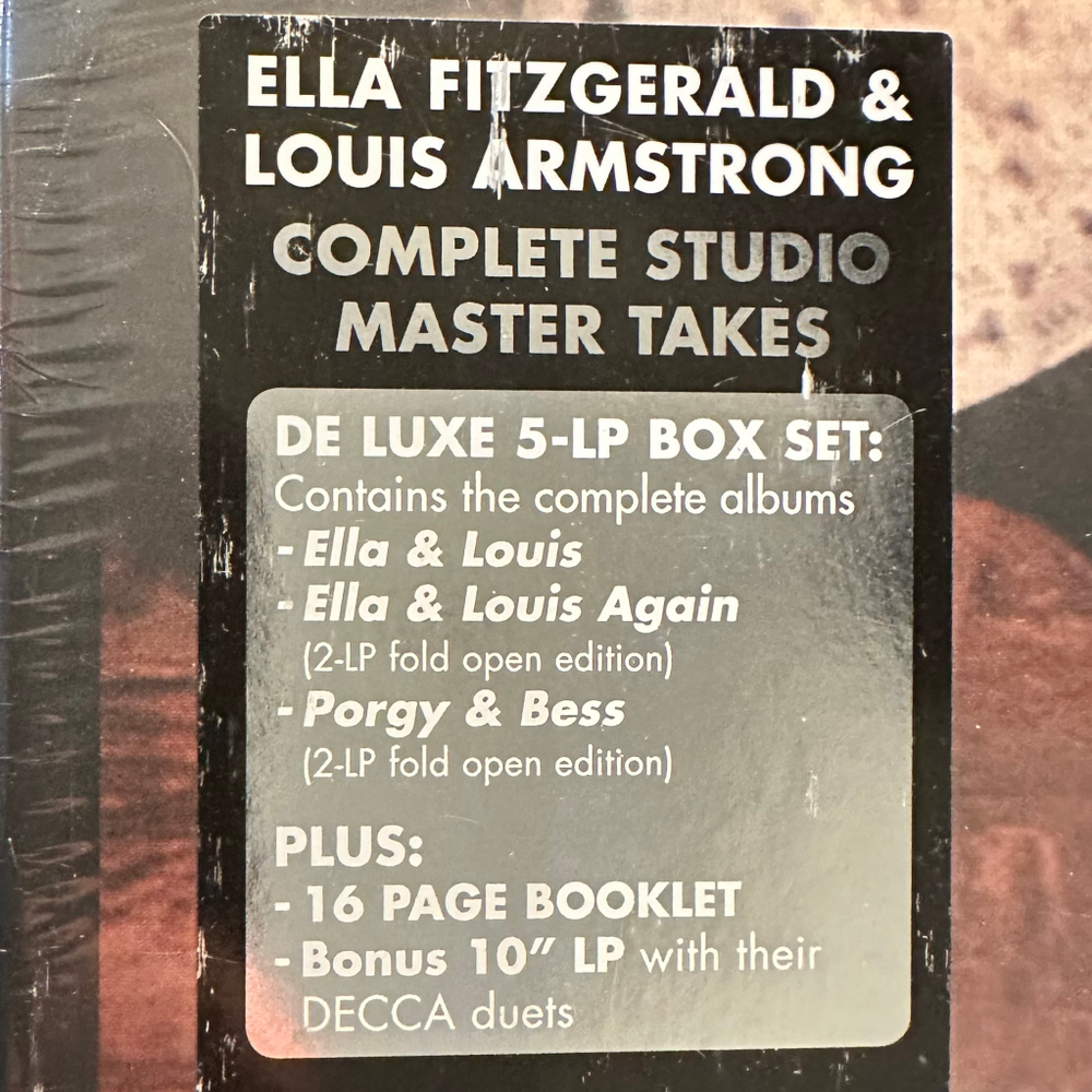 Ella Fitzgerald & Louis Armstrong - Complete Studio Master Takes 5LP+10" (Европа 2017г.)
