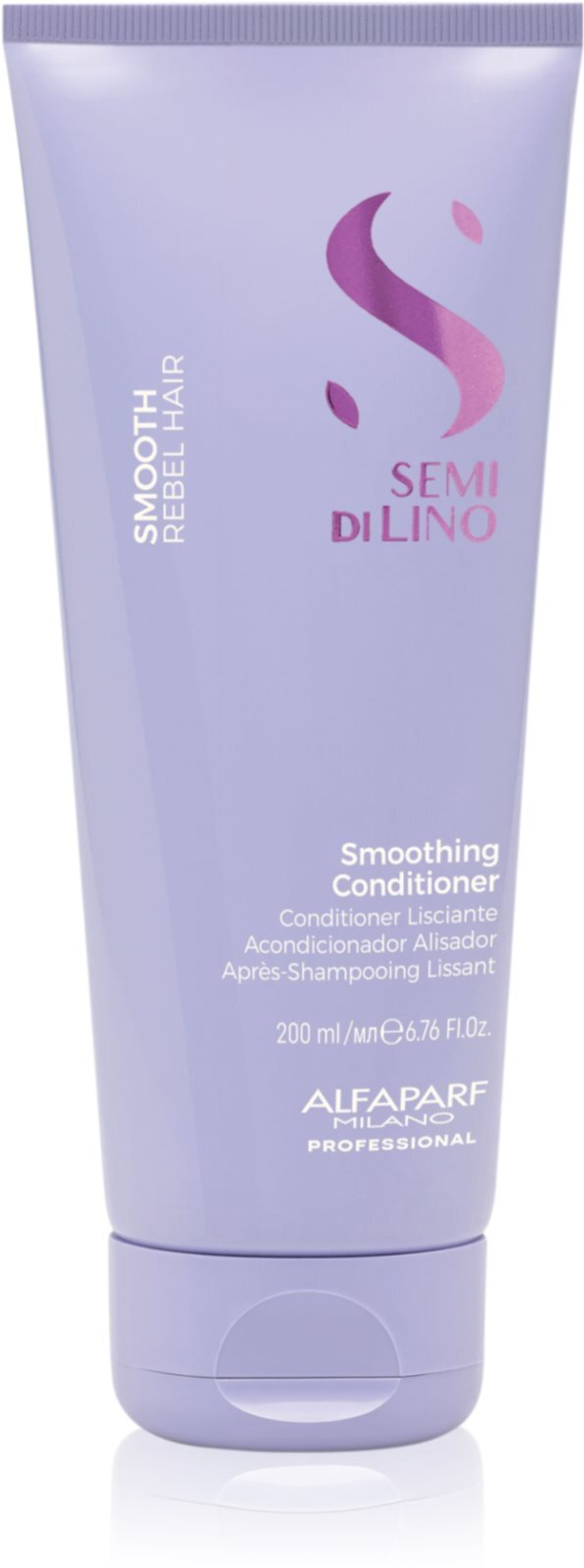 Alfaparf Milano Semi di Lino Smooth - разглаживающий кондиционер для непослушных и вьющихся волос /   200  ml  / GTIN 8022297111216