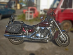 Чехол для мотоцикла HONDA SHADOW 750, серебристый, вес 576 гр.