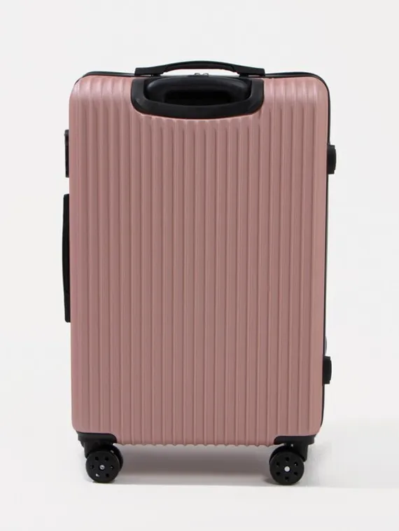 Чемодан большой 26&quot;, кодовый замок, цвет розовый