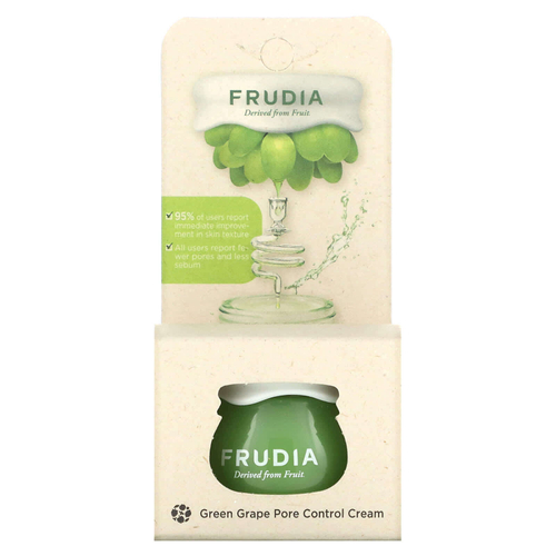 Frudia, крем для контроля за порами с зеленым виноградом, 10 г (0,35 унции)