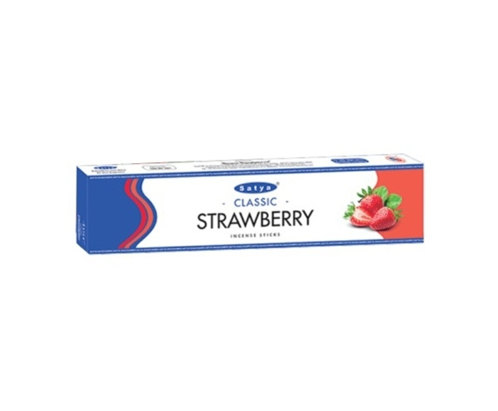 SATYA Classic Strawberry Incense Благовоние Клубника 18г