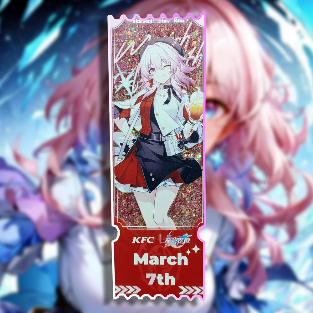 Акриловый билет "Хонкай Стар Рейл / Honkai: Star Rail"