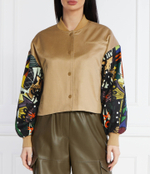 Куртка бомбер desigual. x monsieur christian lacroix Desigual - светло-коричневый(24SWEW27)