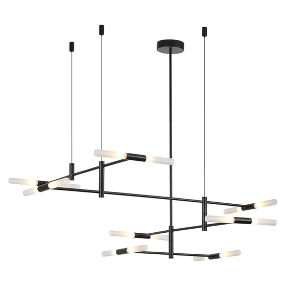 4307/16 HIGHTECH ODL26 277 светильник черный/акрилл/металл IP20 G9 40W *16 180° 220V SOHO