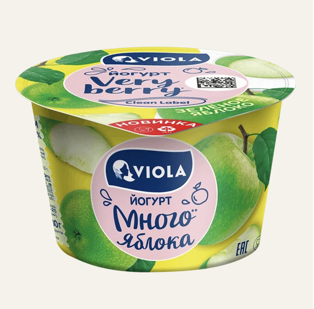 Йогурт Viola Very Berry 2,6 % 180 гр.