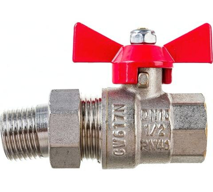 Кран шар. с америк. 3/4"ВН б. VALTEC PN40