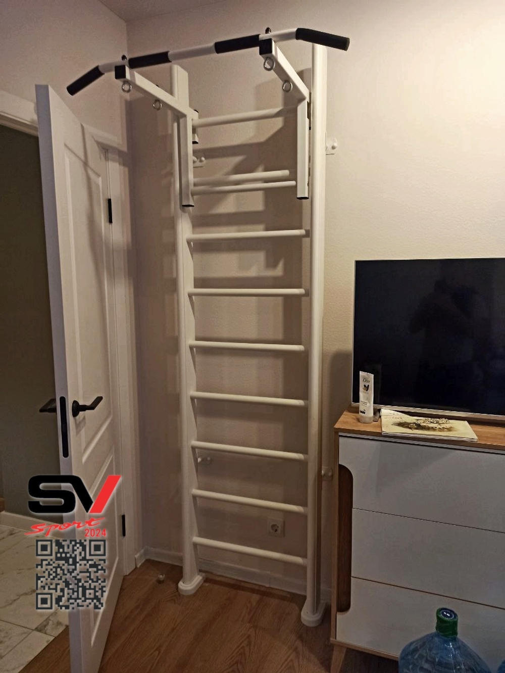 Монтаж шведской стенки Sv Sport в пеноблочные, газоблочные стены