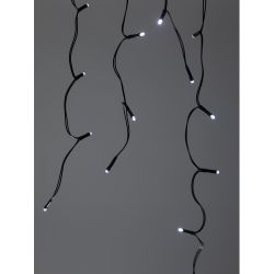 Садовая гирлянда ЭРА ERASF22-29 Бахрома на солнечной батарее холодный свет 3.8*0.5 м