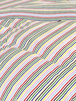 Простынь на резинке Сказка "Радужная полоска" 160х200 см, перкаль