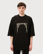 RICK OWENS DRKSHDW ФУТБОЛКА ЧЕРНАЯ TOMMY PORTERVILLE PRINT