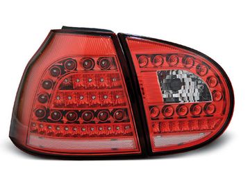 Задние фонари VW Golf 5 red white led