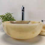 Раковина из оникса Bowl Yellow TinLip BO-61092 40*40*15