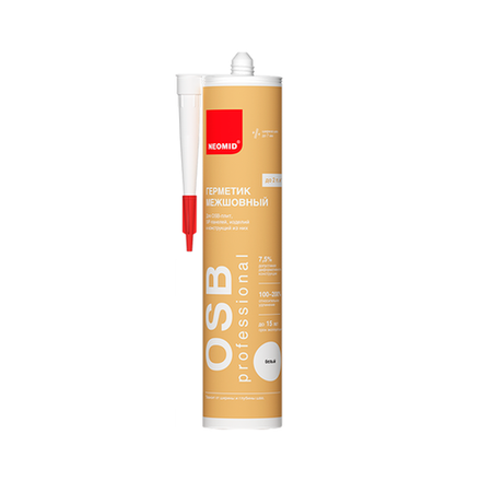 Герметик строительный для OSB-плит и деревянных поверхностей (310 мл.) картридж (БЕЛЫЙ)