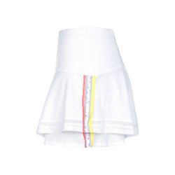 Женская теннисная юбка Lucky in Love Long In Love Stripe Skirt Women - White