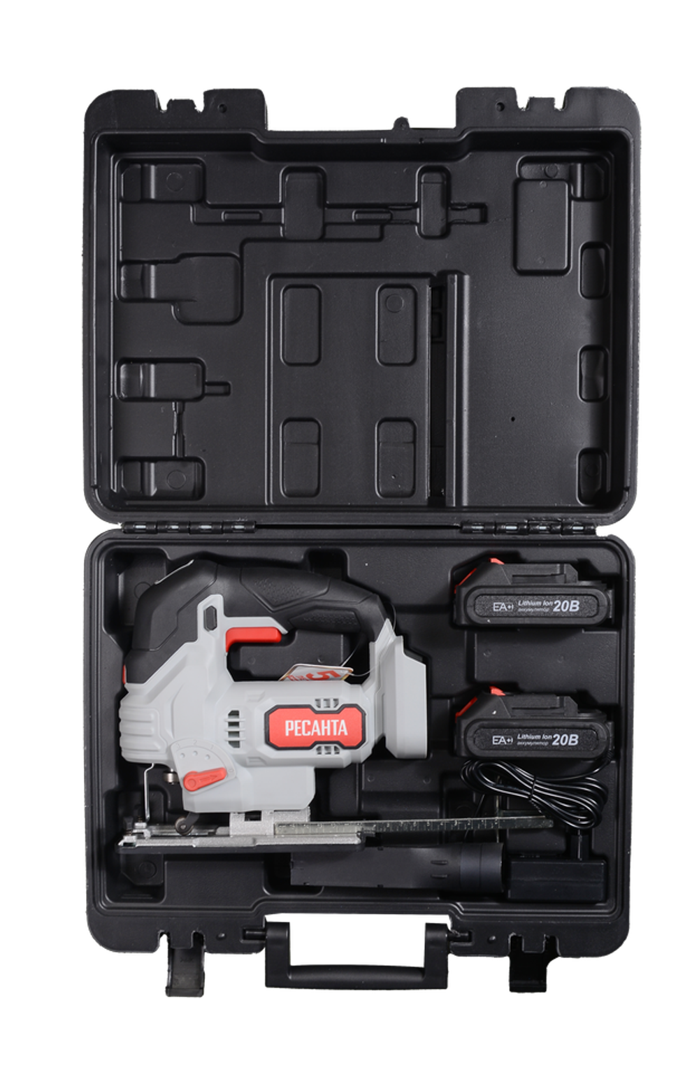 Лобзик аккумуляторный Ресанта АЛ-20Li/2К в кейсе, ЕА+
