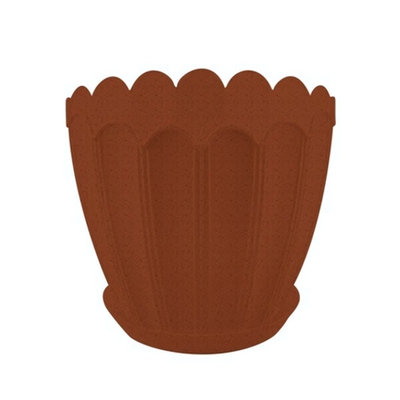 Кашпо "Хризантема" с поддоном 2,1л (терр)