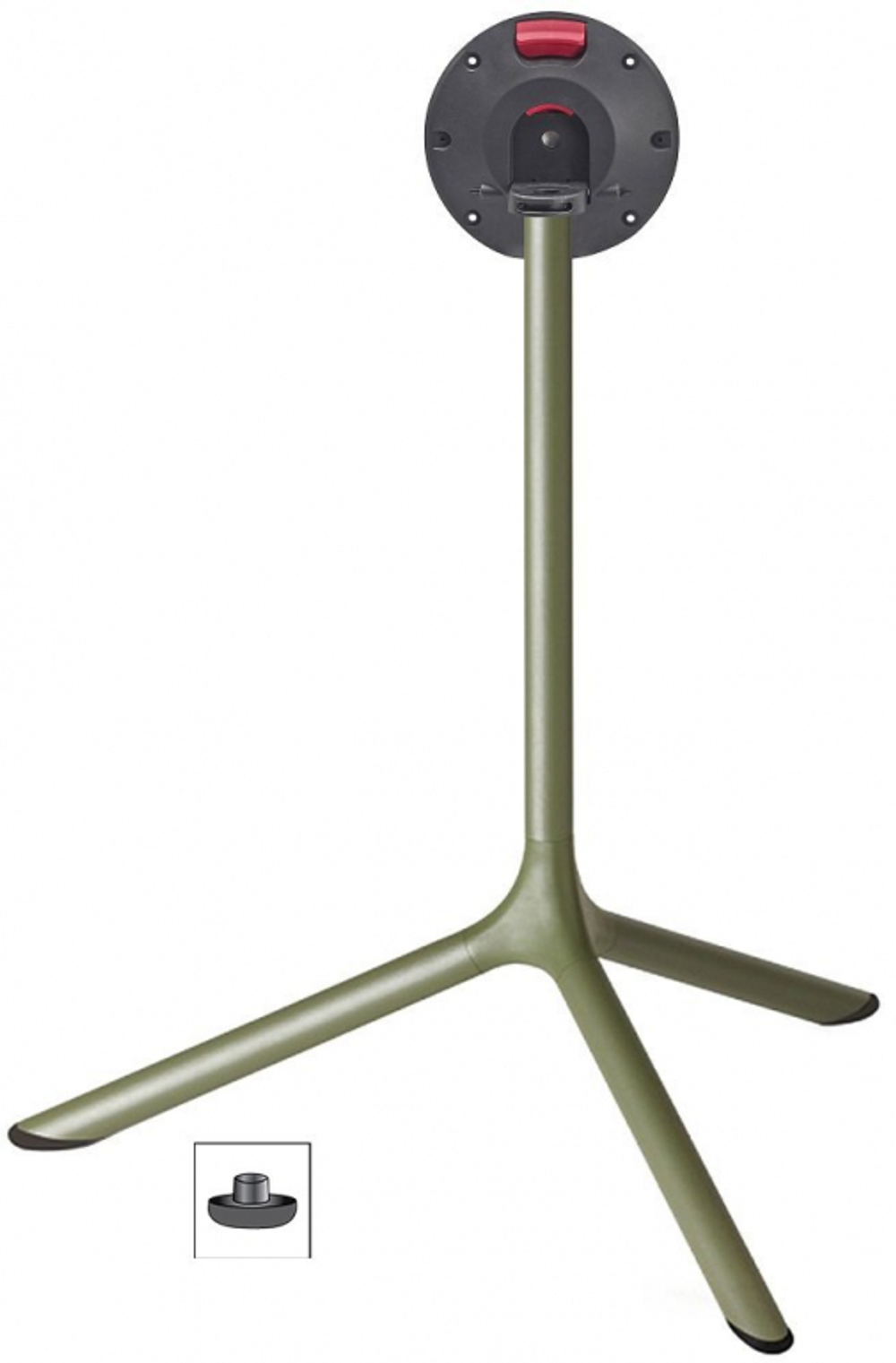 Стол ламинированный обеденный складной Scab Design Tripe Maxi Folding, оливковый, белый мрамор Каррара